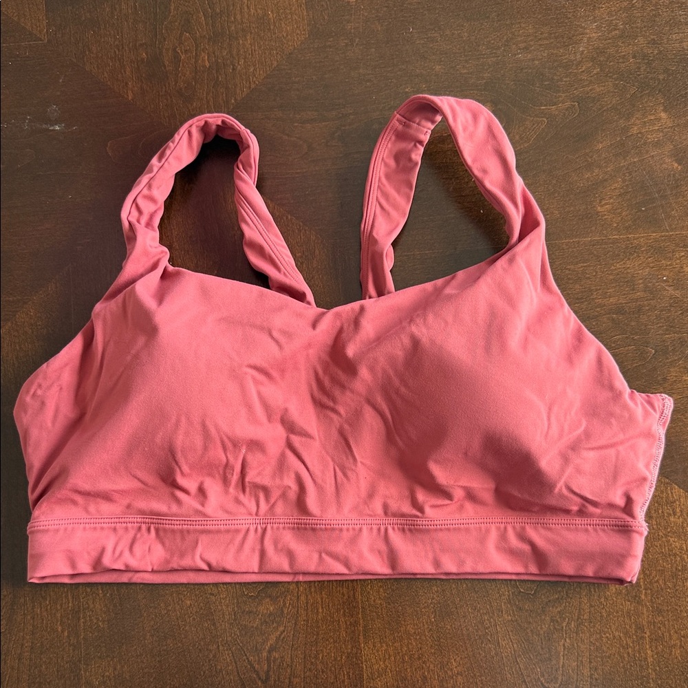 XL CALIA by Carrie Underwood Twisted Back Pink Sports Bra